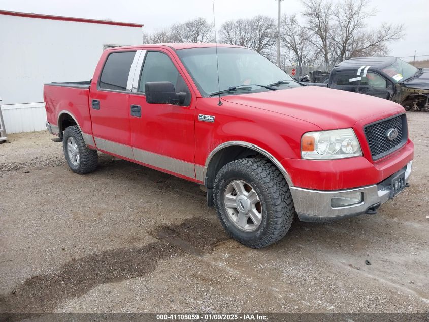 2004 Ford F-150 Fx4/Lariat/Xlt red truck gasoline 1FTPW14574KC79742 photo #1