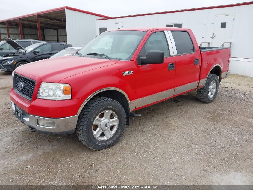 2004 Ford F-150 Fx4/Lariat/Xlt red truck gasoline 1FTPW14574KC79742 photo #3