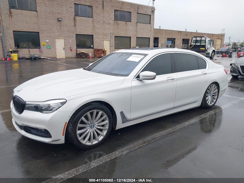 Vin: wba7e2c32hg740733, lot: 41595190, bmw 740i 20172