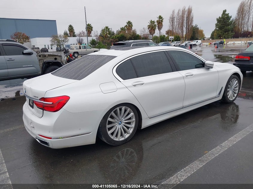 Vin: wba7e2c32hg740733, lot: 41595190, bmw 740i 20174