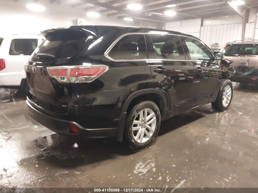 VIN 5TDBKRFH3GS260386 2016 TOYOTA HIGHLANDER no.4