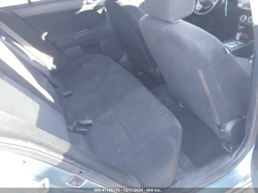 2008 MITSUBISHI LANCER VIN: JA3AU86U18U020665