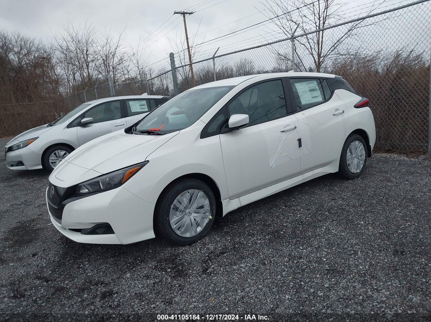 Vin: 1n4az1bv6sc564722, lot: 41595309, nissan leaf s 20252