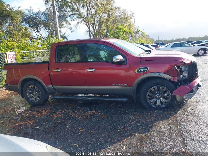 2017 Nissan Titan Platinum Reserve VIN: 1N6AA1E61HN525794 Lot: 41105186