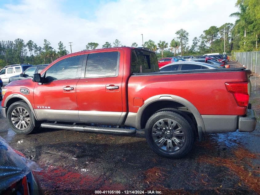 2017 Nissan Titan Platinum Reserve VIN: 1N6AA1E61HN525794 Lot: 41105186