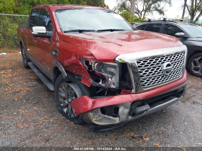 2017 Nissan Titan Platinum Reserve VIN: 1N6AA1E61HN525794 Lot: 41105186