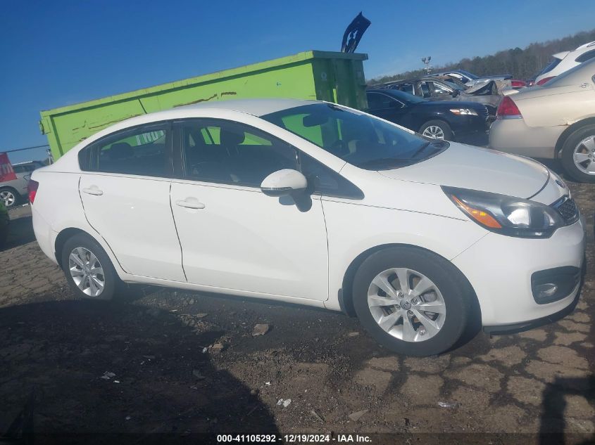 2015 Kia Rio Ex VIN: KNADN4A34F6459313 Lot: 41105292