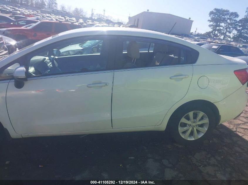 2015 Kia Rio Ex VIN: KNADN4A34F6459313 Lot: 41105292