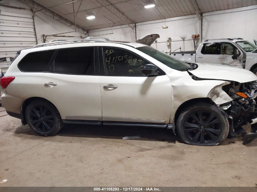 2017 Nissan Pathfinder Platinum VIN: 5N1DR2MM5HC672349 Lot: 41105293