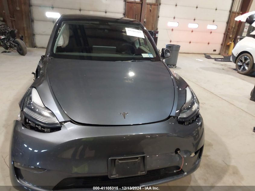 2023 Tesla Model Y Awd/Long Range Dual Motor All-Wheel Drive VIN: 7SAYGDEE6PF615418 Lot: 41105315