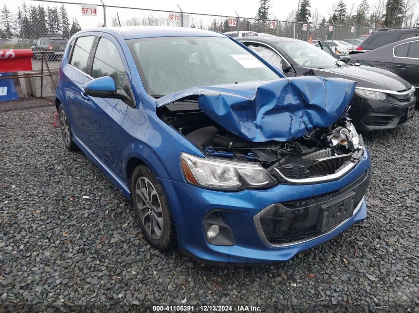 VIN 1G1JD6SB7H4120417 2017 Chevrolet Sonic, Lt Auto no.1