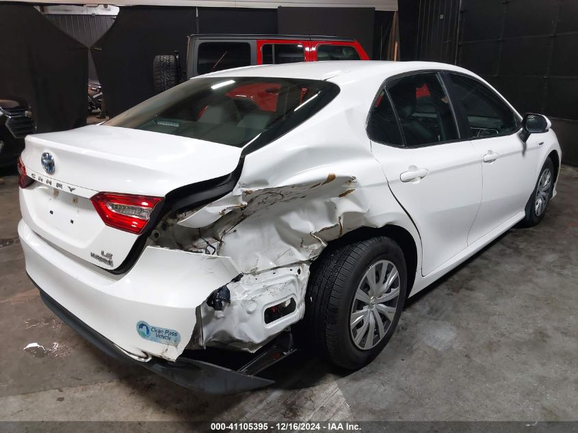 VIN 4T1B31HK2JU504390 2018 Toyota Camry, Hybrid LE no.6