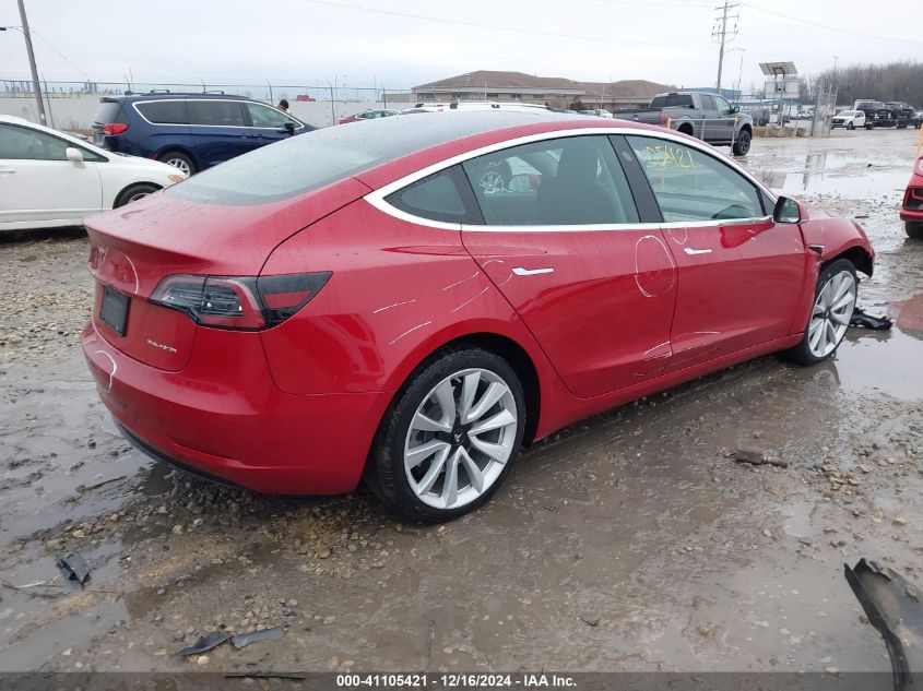 VIN 5YJ3E1EB5LF588966 2020 Tesla Model 3, Long Rang... no.4