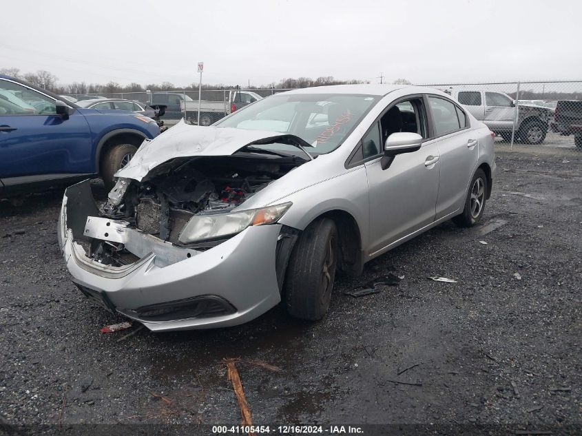 VIN 19XFB2F7XFE235509 2015 Honda Civic, SE no.6