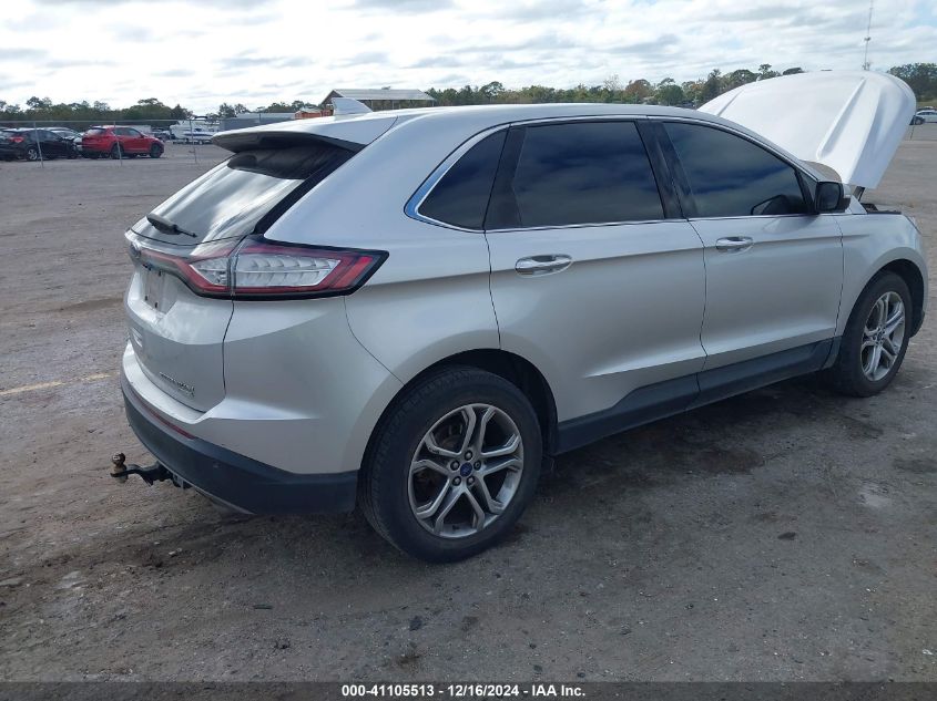 VIN 2FMPK3K97GBB30125 2016 Ford Edge, Titanium no.4