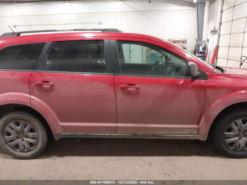 2017 Dodge Journey Se VIN: 3C4PDCAB8HT584182 Lot: 41105514