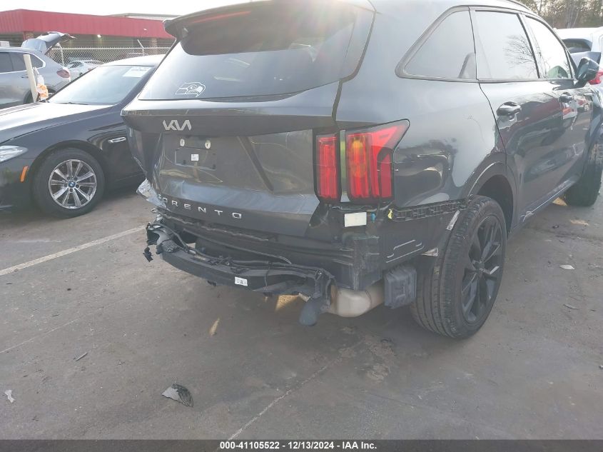 2022 Kia Sorento Sx Prestige VIN: 5XYRK4LF9NG090520 Lot: 41105522