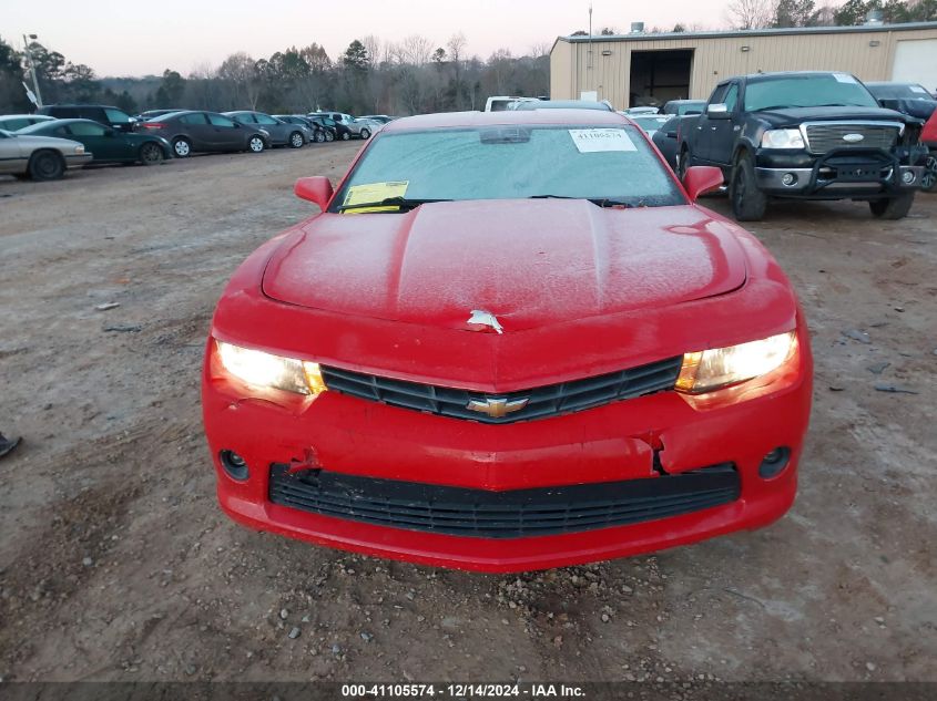 2015 Chevrolet Camaro 1Lt VIN: 2G1FD1E32F9170763 Lot: 41105574