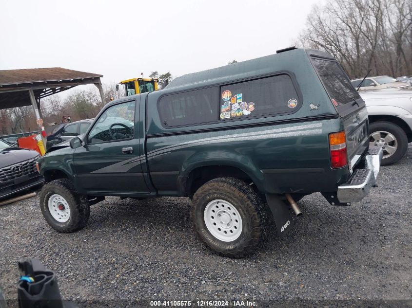 1993 Toyota Pickup 1/2 Ton Short Whlbse Dx VIN: 4TARN01P2PZ098969 Lot: 41105575