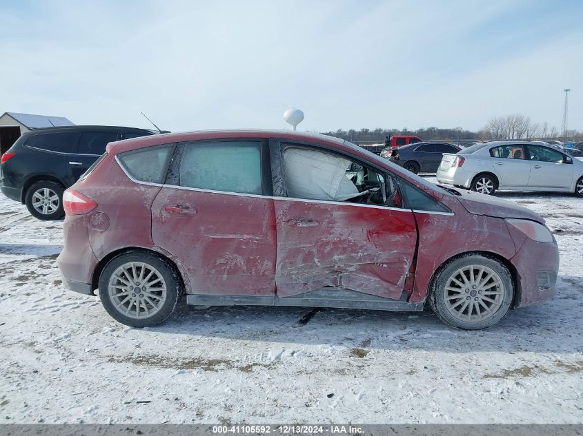 2015 Ford C-Max Hybrid Sel VIN: 1FADP5BU2FL113195 Lot: 41105592