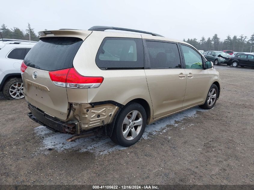 VIN 5TDKK3DC0DS353687 2013 Toyota Sienna, Le V6 8 P... no.4