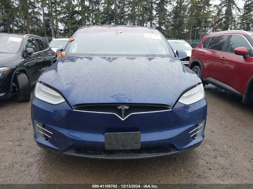 2021 Tesla Model X Long Range Dual Motor All-Wheel Drive/Long Range Plus Dual Motor All-Wheel Drive VIN: 5YJXCAE23MF310849 Lot: 41105762