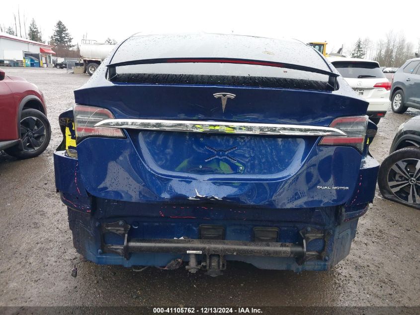 2021 Tesla Model X Long Range Dual Motor All-Wheel Drive/Long Range Plus Dual Motor All-Wheel Drive VIN: 5YJXCAE23MF310849 Lot: 41105762