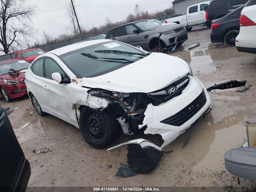 VIN 5NPDH4AE0FH604641 2015 Hyundai Elantra, SE no.1