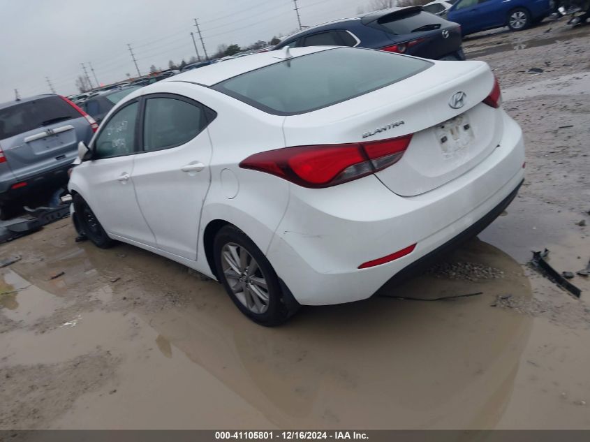 VIN 5NPDH4AE0FH604641 2015 Hyundai Elantra, SE no.3