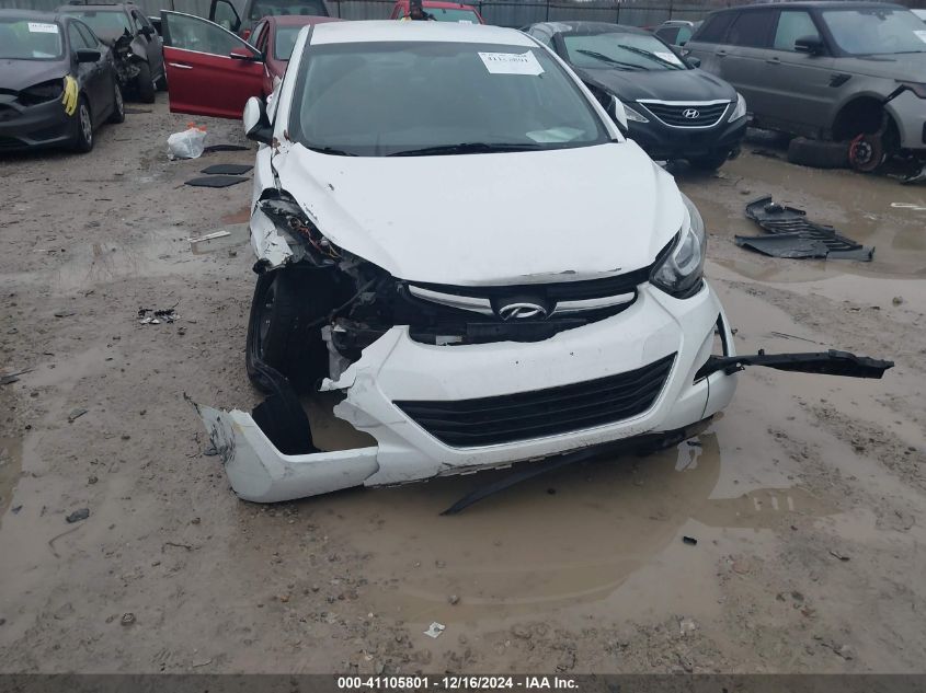 VIN 5NPDH4AE0FH604641 2015 Hyundai Elantra, SE no.6