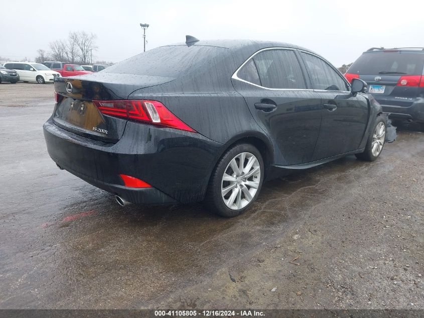 VIN JTHBA1D24G5001929 2016 LEXUS IS 200T no.4