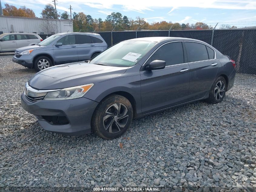 VIN 1HGCR2F39GA185641 2016 HONDA ACCORD no.2