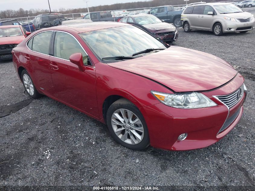 VIN JTHBW1GGXE2060491 2014 Lexus ES, 300H no.1