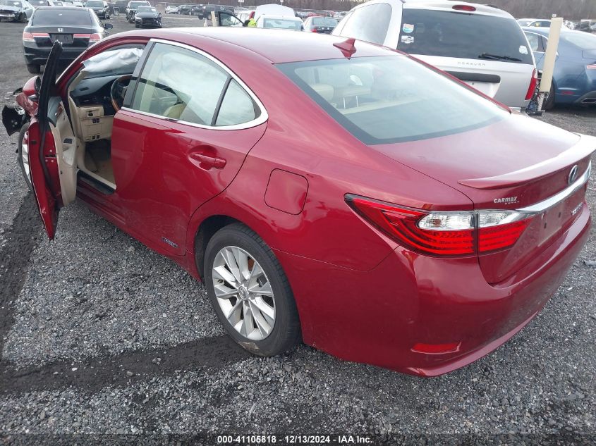 VIN JTHBW1GGXE2060491 2014 Lexus ES, 300H no.3