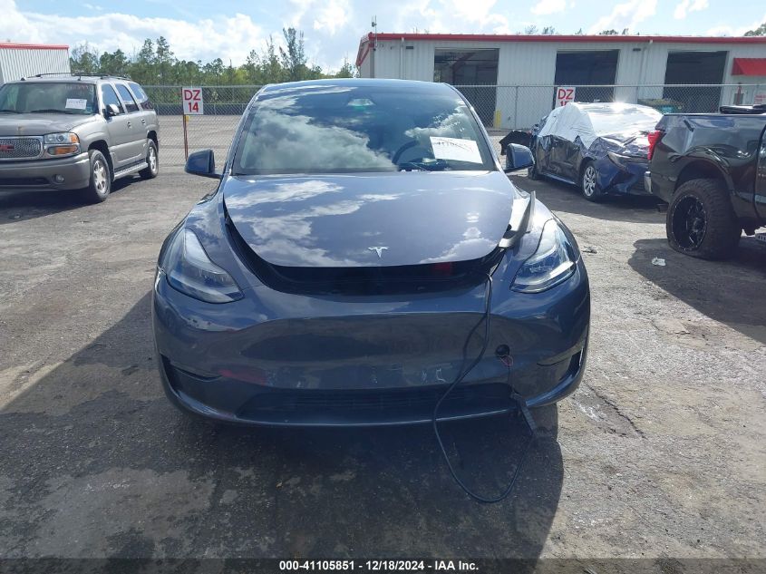 2023 Tesla Model Y Performance Dual Motor All-Wheel Drive VIN: 7SAYGDEF2PF795036 Lot: 41105851