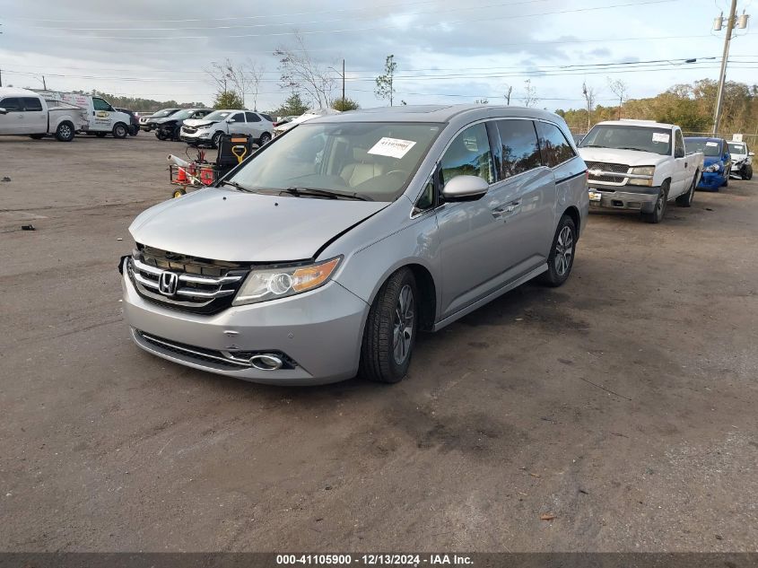 VIN 5FNRL5H95GB033196 2016 Honda Odyssey, Touring/T... no.2