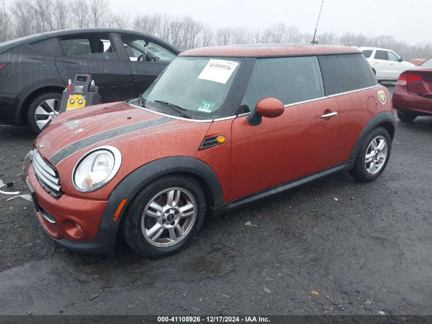 2012 Mini Cooper VIN: WMWSU3C59CT542784 Lot: 41105926