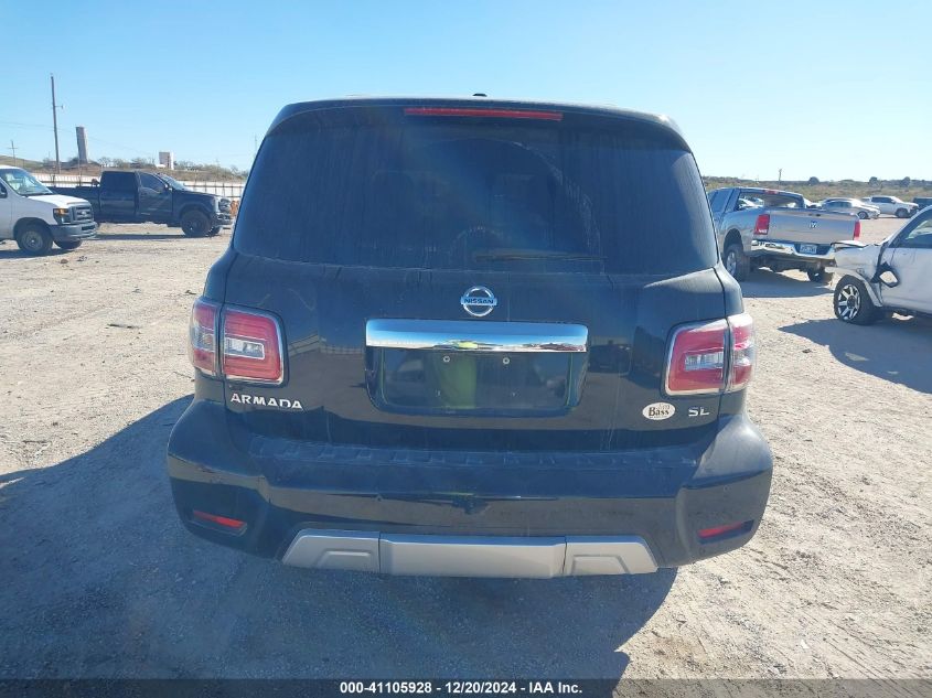 2018 Nissan Armada Sl VIN: JN8AY2ND5J9060023 Lot: 41105928