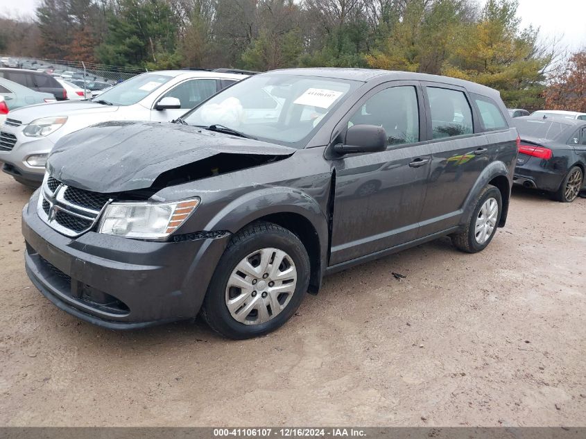 VIN 3C4PDCABXET163642 2014 Dodge Journey, American... no.2