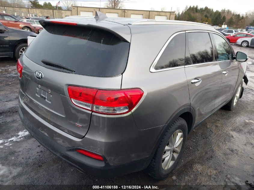 VIN 5XYPG4A30HG266909 2017 KIA Sorento, 2.4L Lx no.4