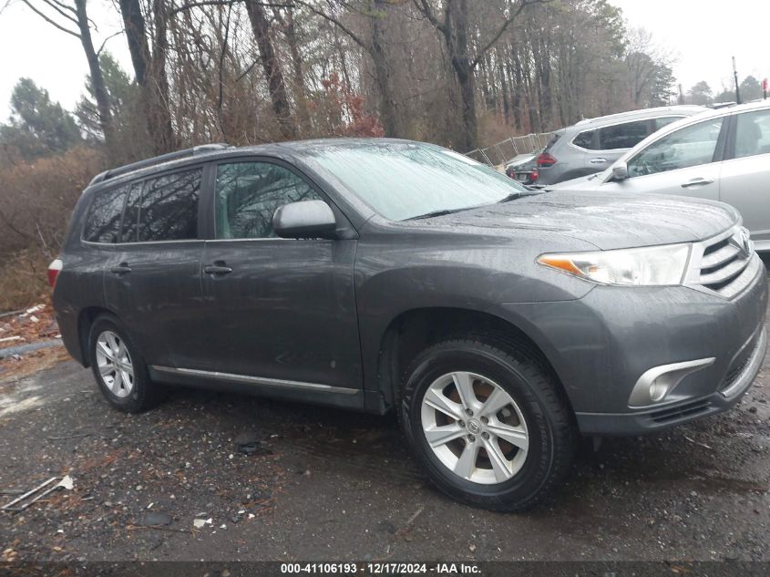 2013 TOYOTA HIGHLANDER PLUS/SE - 5TDBK3EH9DS255770