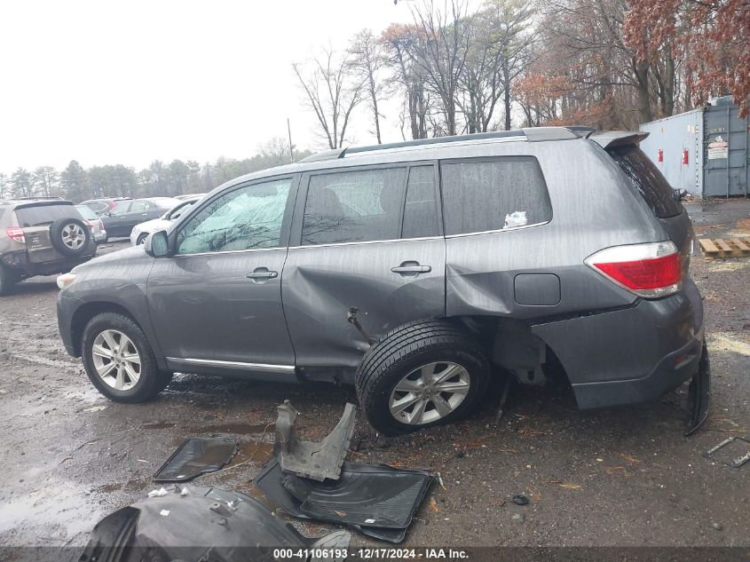 2013 TOYOTA HIGHLANDER PLUS/SE - 5TDBK3EH9DS255770