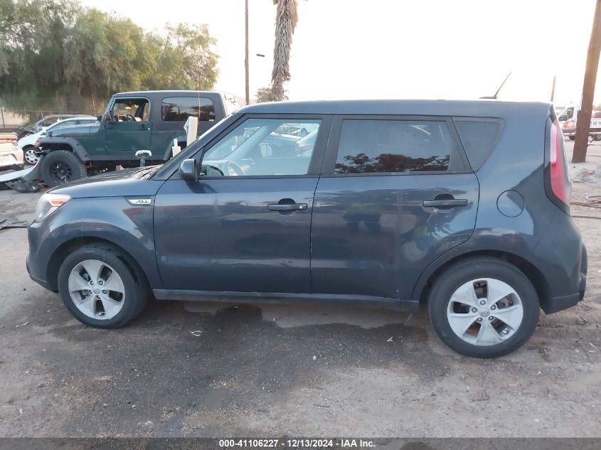 2016 Kia Soul + VIN: KNDJP3A59G7387015 Lot: 41106227