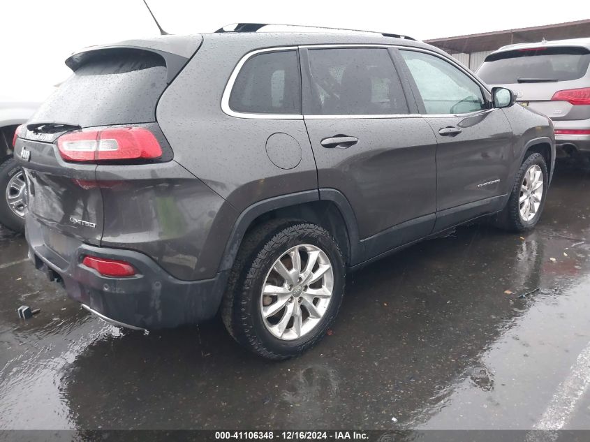 VIN 1C4PJMDS0EW236344 2014 Jeep Cherokee, Limited no.4