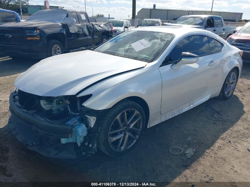 VIN JTHHA5BC1K5009685 2019 Lexus RC, RC 300 no.2