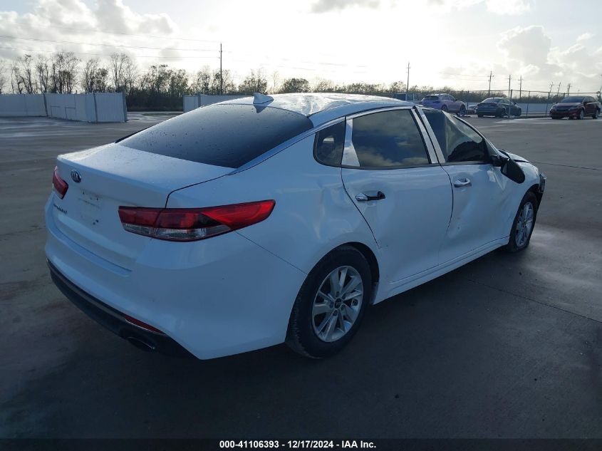 VIN 5XXGT4L3XJG201312 2018 KIA Optima, LX no.4