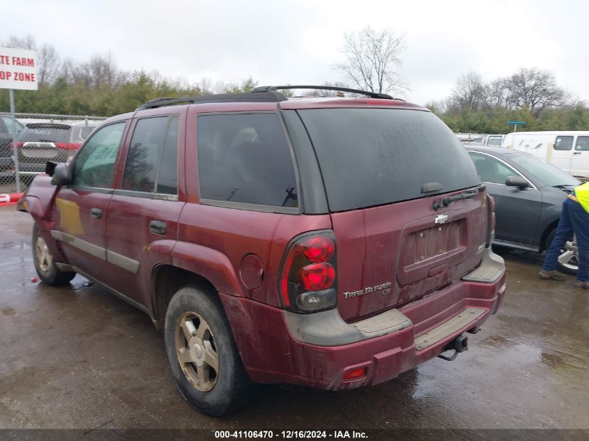 2005 Chevrolet Trailblazer Ls VIN: 1GNDT13S952341525 Lot: 41106470