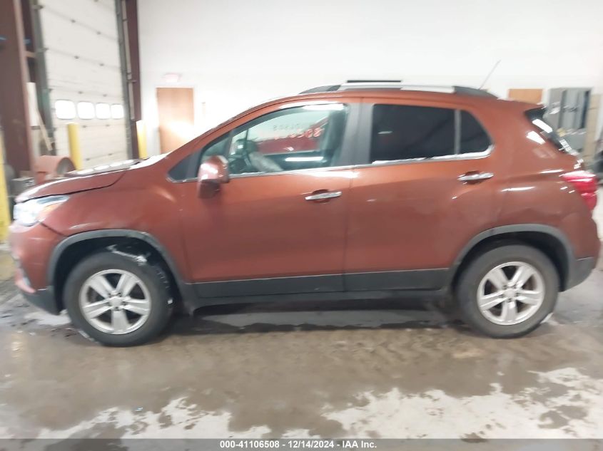 2019 Chevrolet Trax Lt VIN: 3GNCJPSB1KL237028 Lot: 41106508