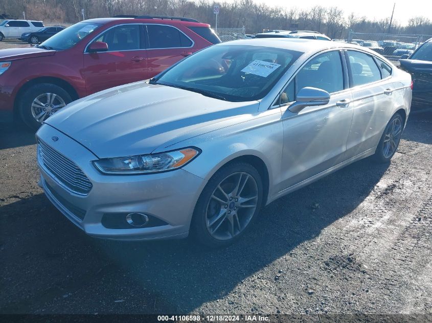 VIN 3FA6P0K93DR387186 2013 Ford Fusion, Titanium no.2