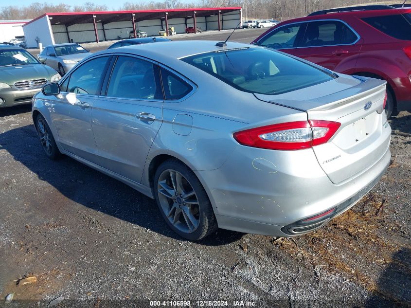 VIN 3FA6P0K93DR387186 2013 Ford Fusion, Titanium no.3